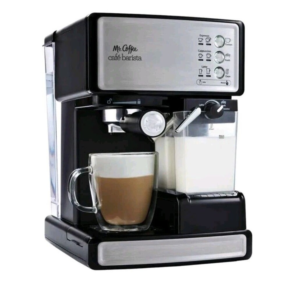 Mr. Coffee BVMC-ECMP1000-RB Café Barista Espresso/Cappuccino Maker Tested Works